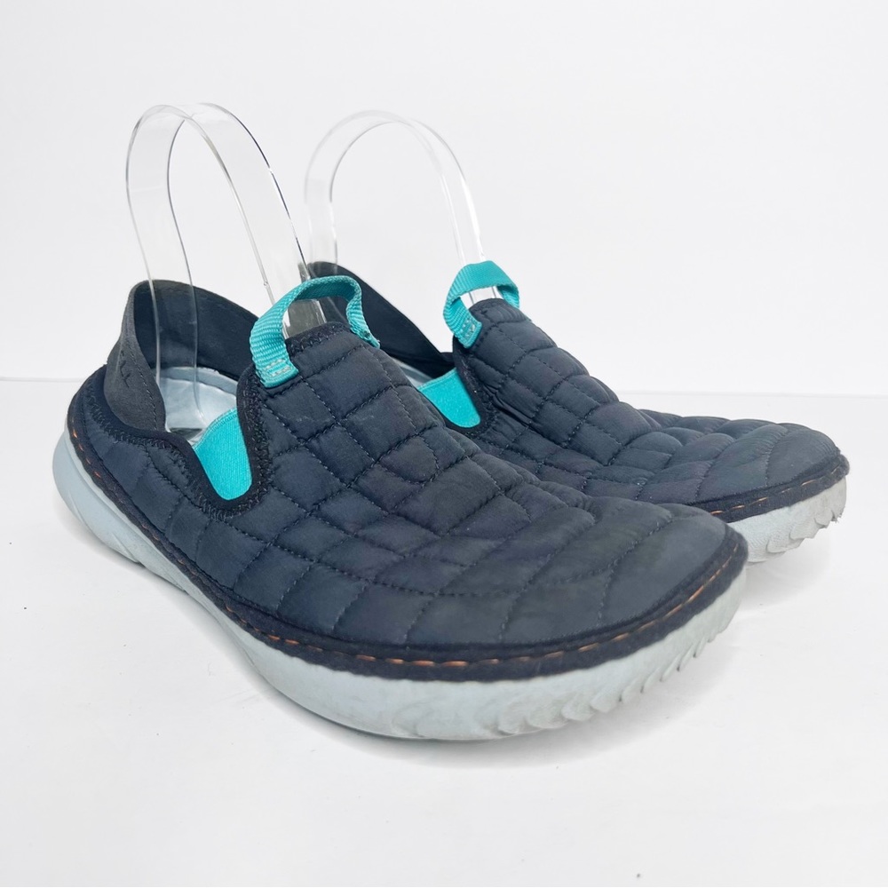 Merrell Hut Moc Quilted Moccasins Shoes Blue Size 8 Women’s